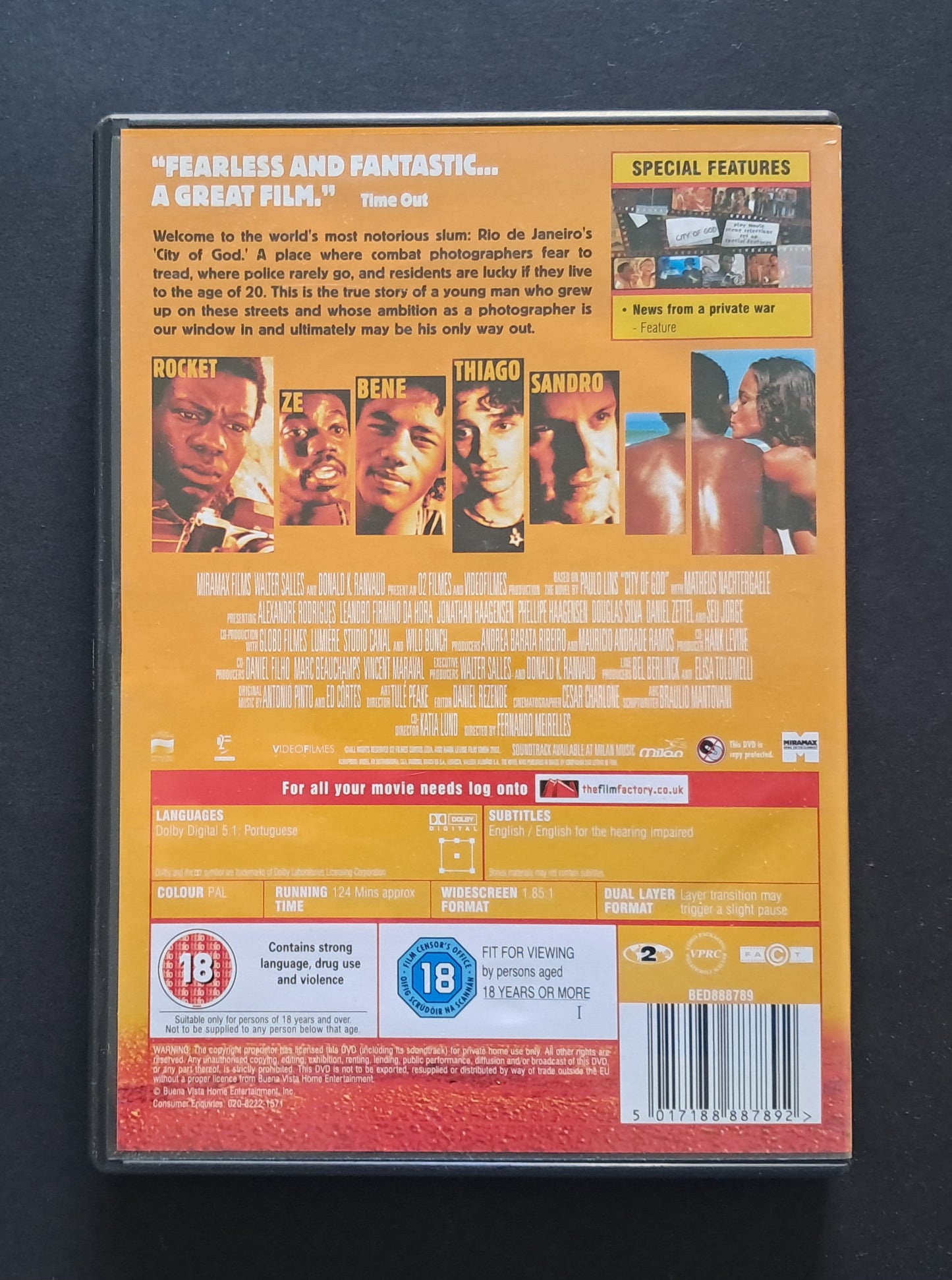 City of God DVD (Fernando Meirelles, 2002)