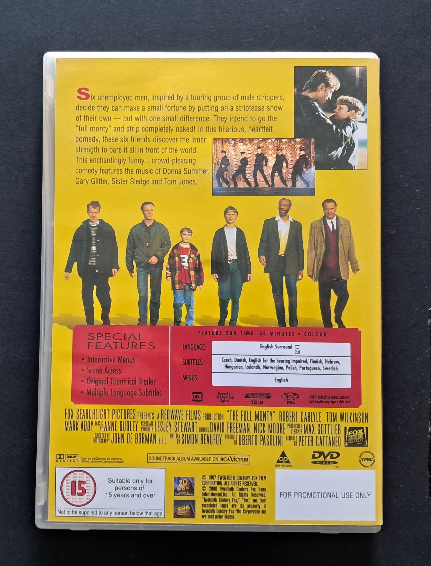 Full Monty DVD (Peter Cattaneo, 1997)