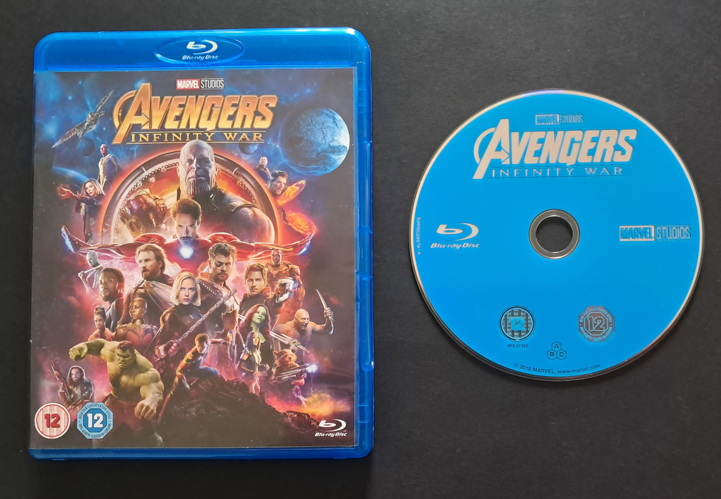 Avengers: Infinity Wars Blu Ray (Anthony & Joe Russo, 2018)