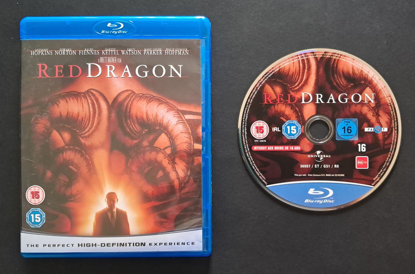 Red Dragon Blu Ray (Brett Ratner, 2002)
