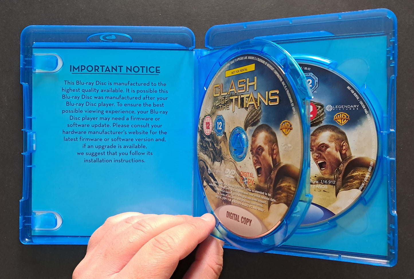 Clash of the Titans Blu Ray (Louis Letterier, 2010)