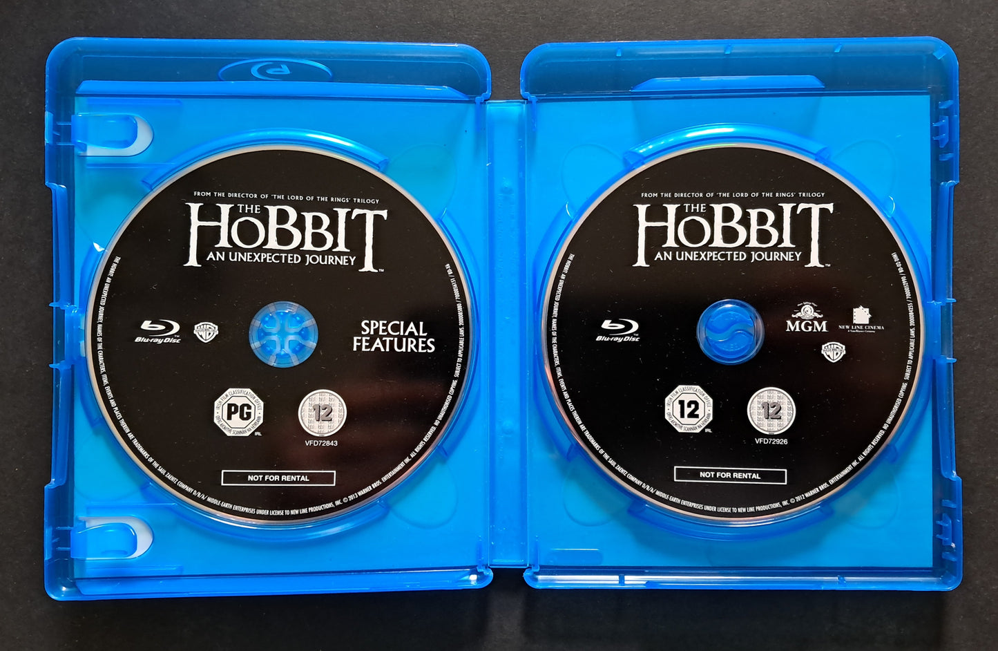 The Hobbit: An Unexpected Journey Blu Ray (Peter Jackson, 2012)