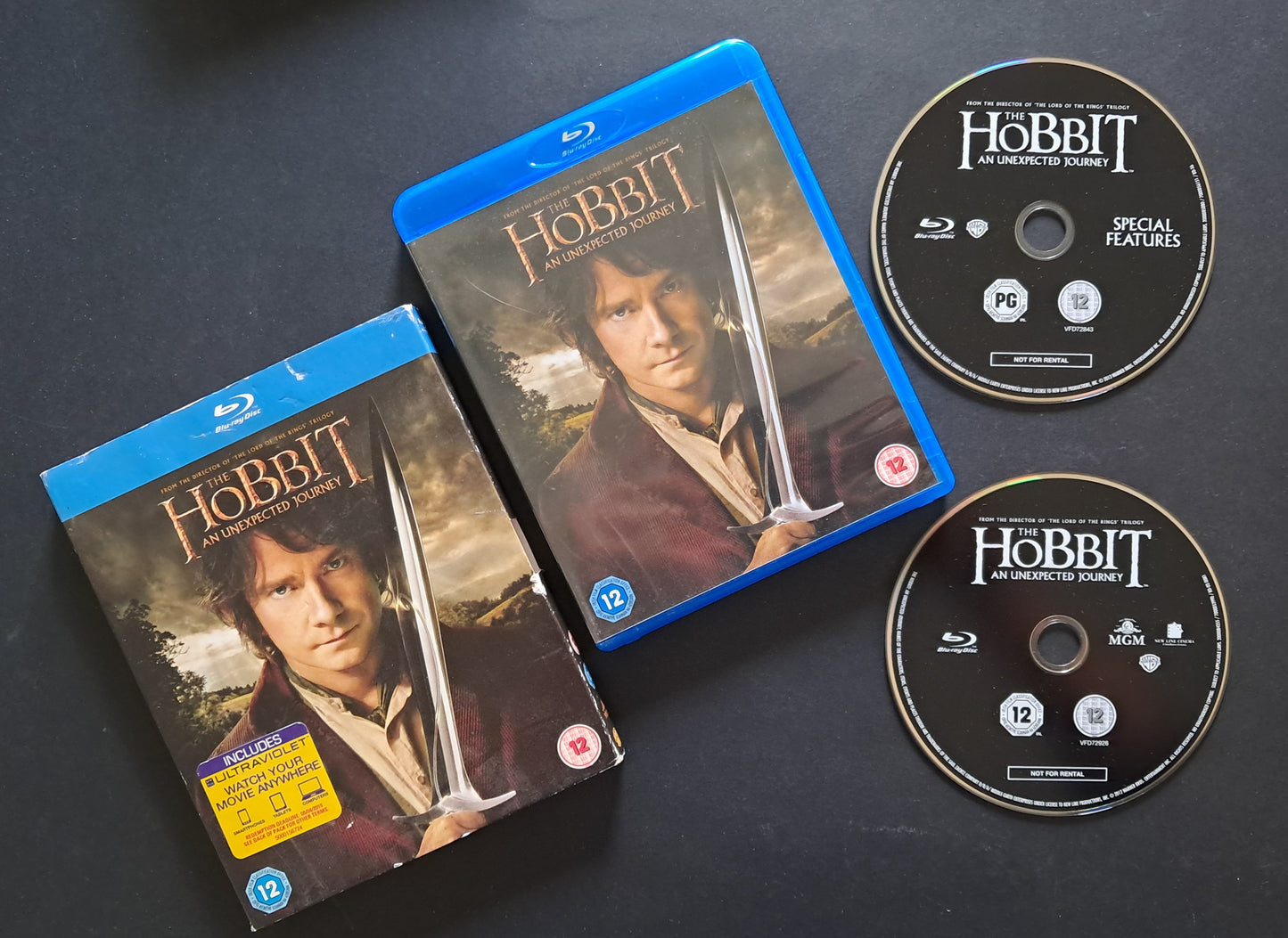 The Hobbit: An Unexpected Journey Blu Ray (Peter Jackson, 2012)