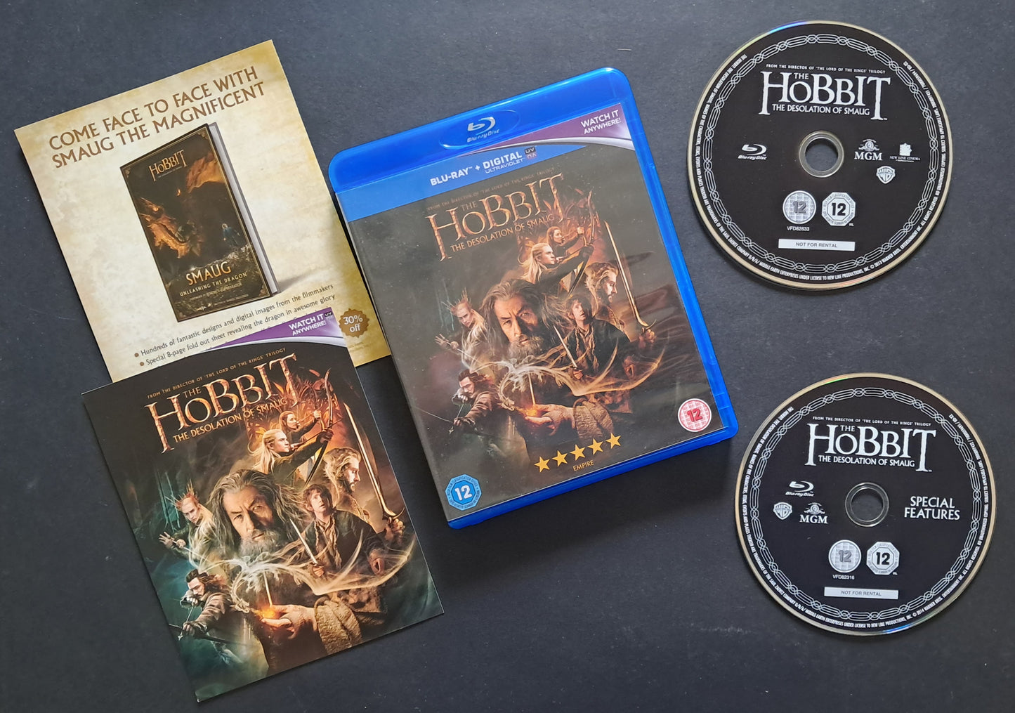 The Hobbit: The Desolation of Smaug Blu Ray (Peter Jackson, 2013)