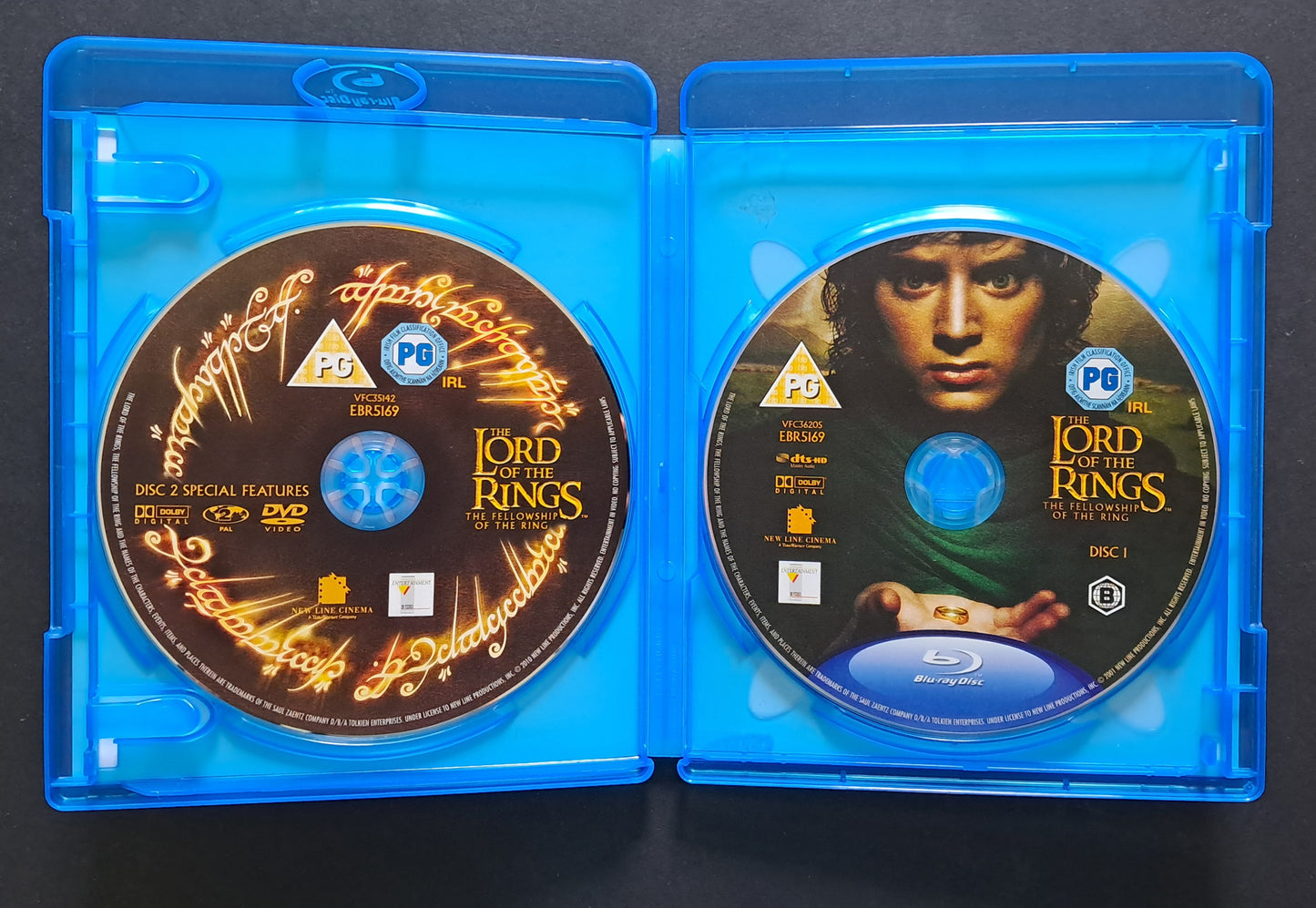 The Lord of the Rings: The Fellowship of the Ring Blu Ray (Peter Jackson, 2001)