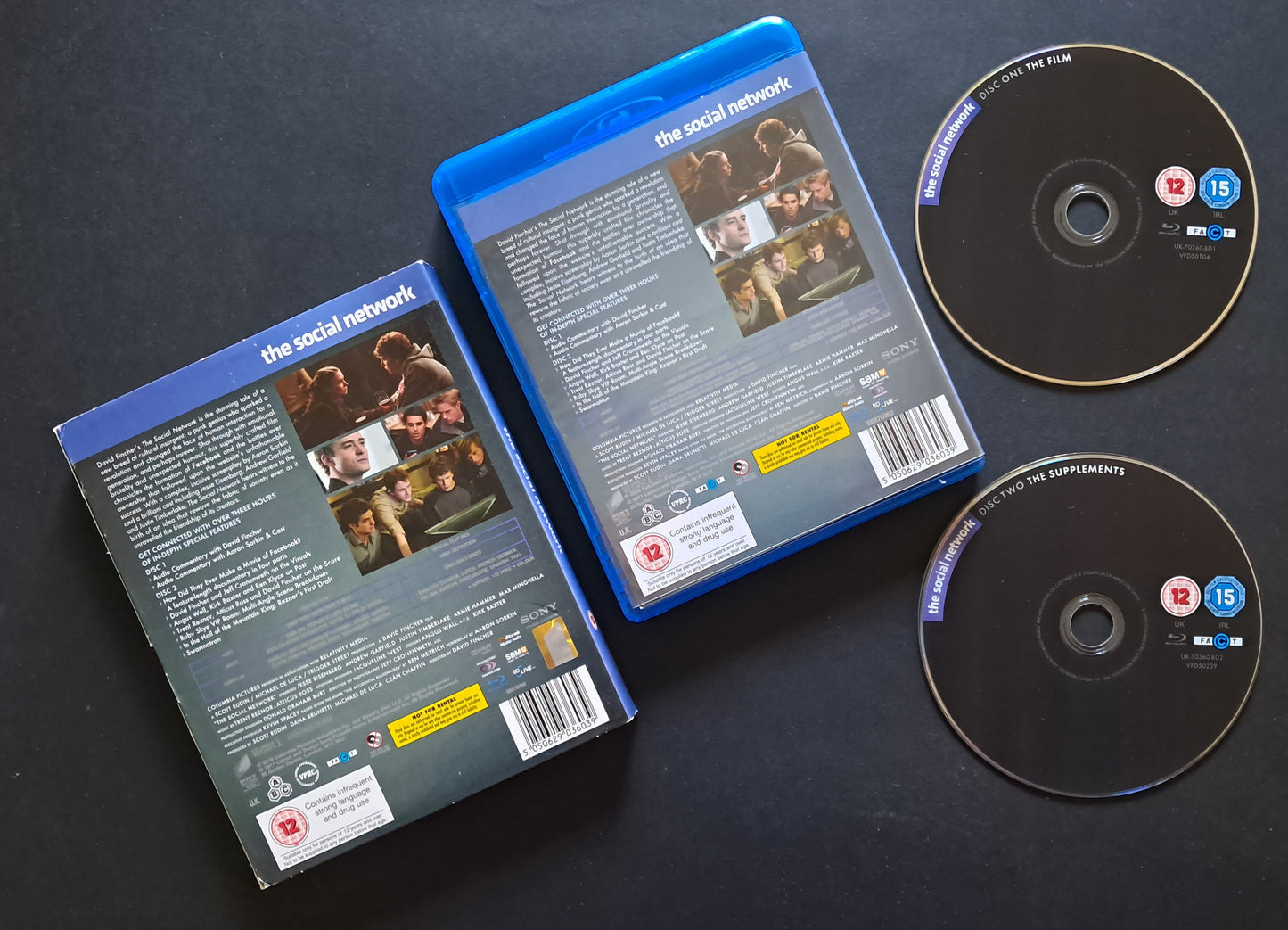 The Social Network Blu-Ray Double Disc (David Fincher, 2010)