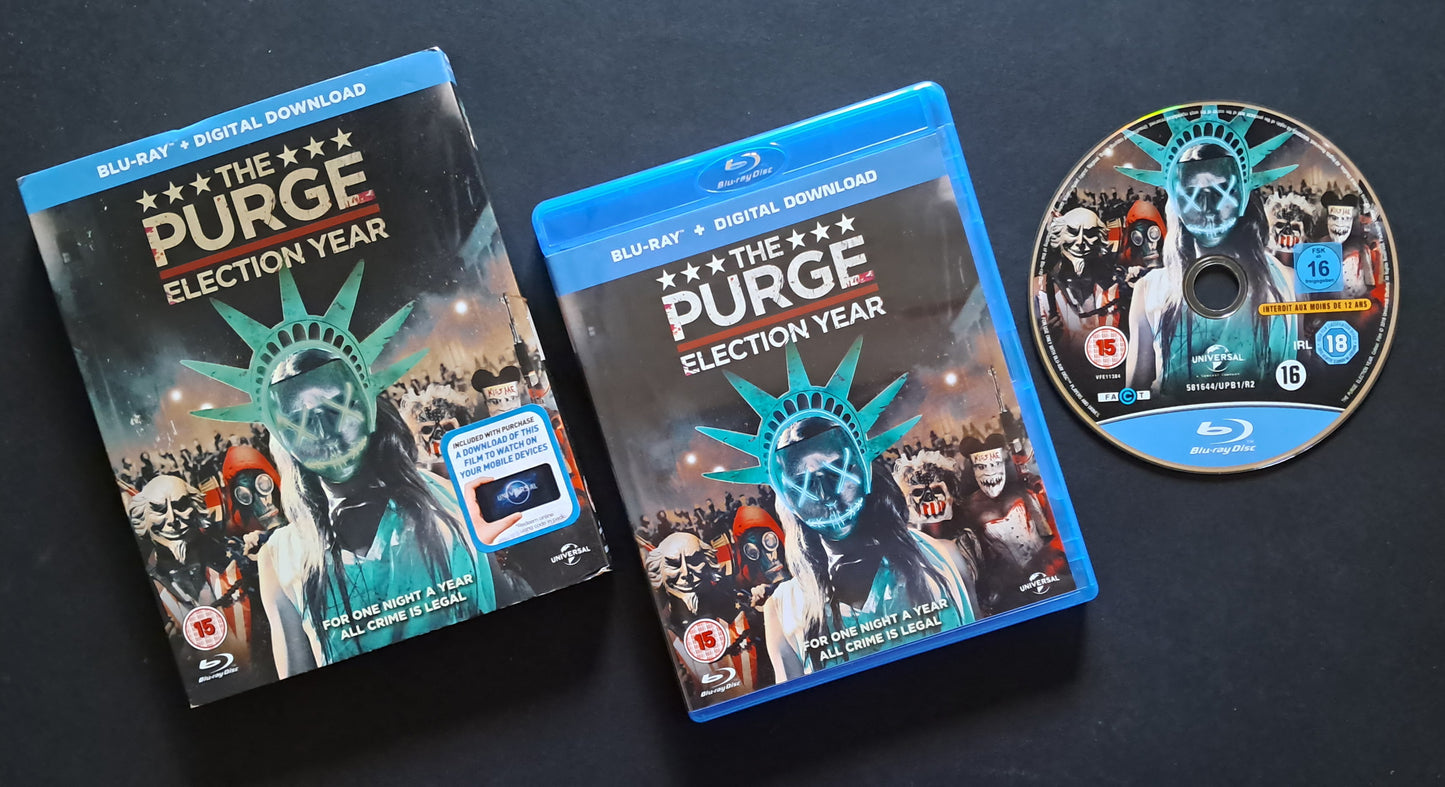 The Purge Election Year Blu Ray (James DeMonaco, 2016)