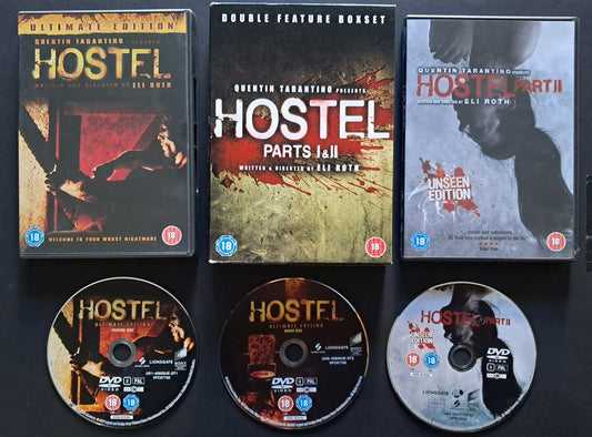 Hostel 1 & 2 dvd Box (Eli Roth, 2005 & 2007)
