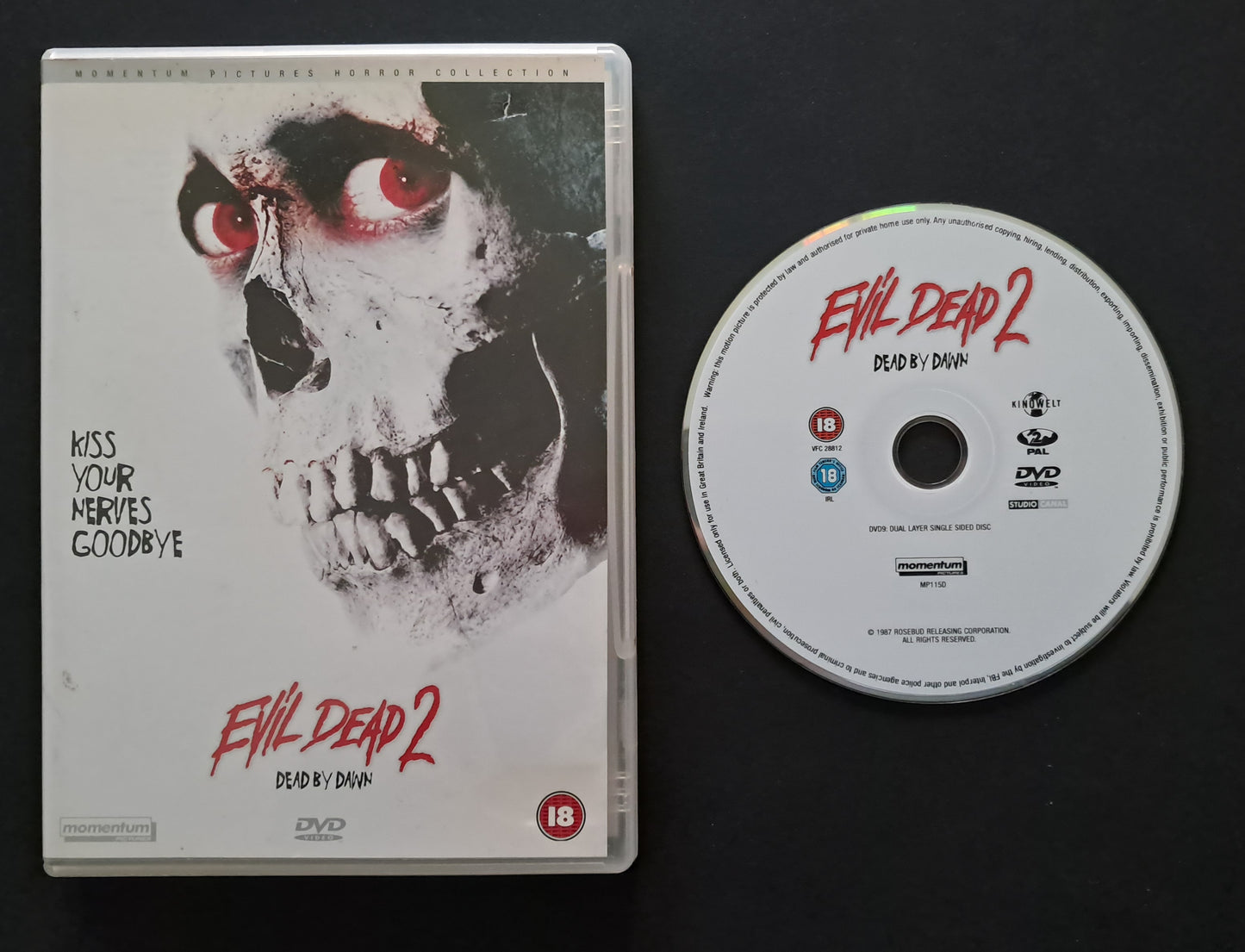 Evil Dead 2: Dead by Dawn DVD (Sam Raimi, 1987)