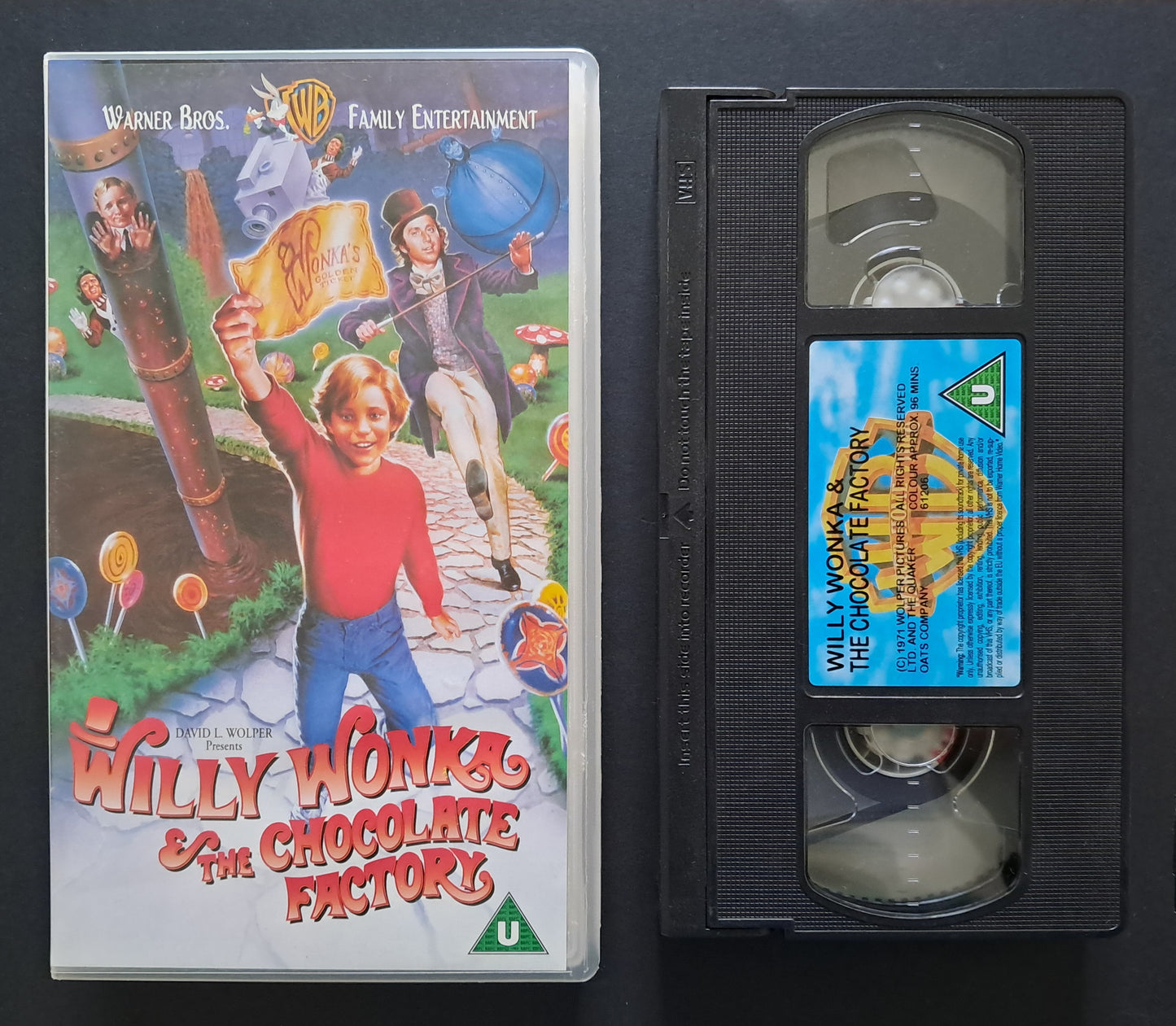 Willy Wonka & the Chocolate Factory VHS (Mel Stuart, 1971)