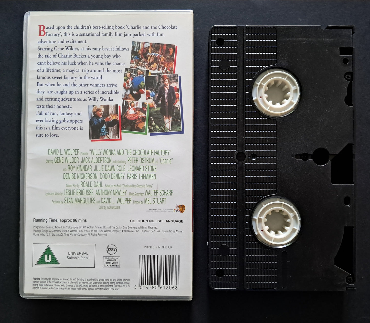 Willy Wonka & the Chocolate Factory VHS (Mel Stuart, 1971)