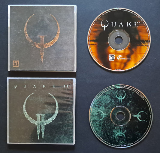 Quake 1 & 2 PC Games (Id software , 1996 & 1997)