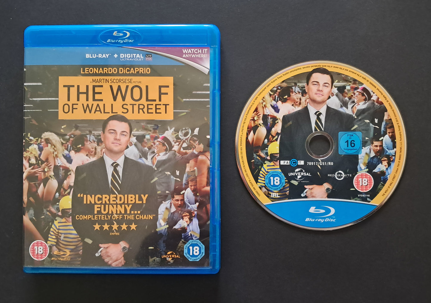 The Wolf of Wall Street Blu Ray (Martin Scorsese, 2013)