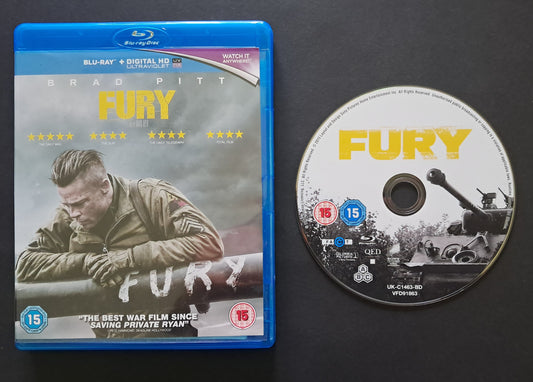Fury Blu Ray (David Ayer, 2014)