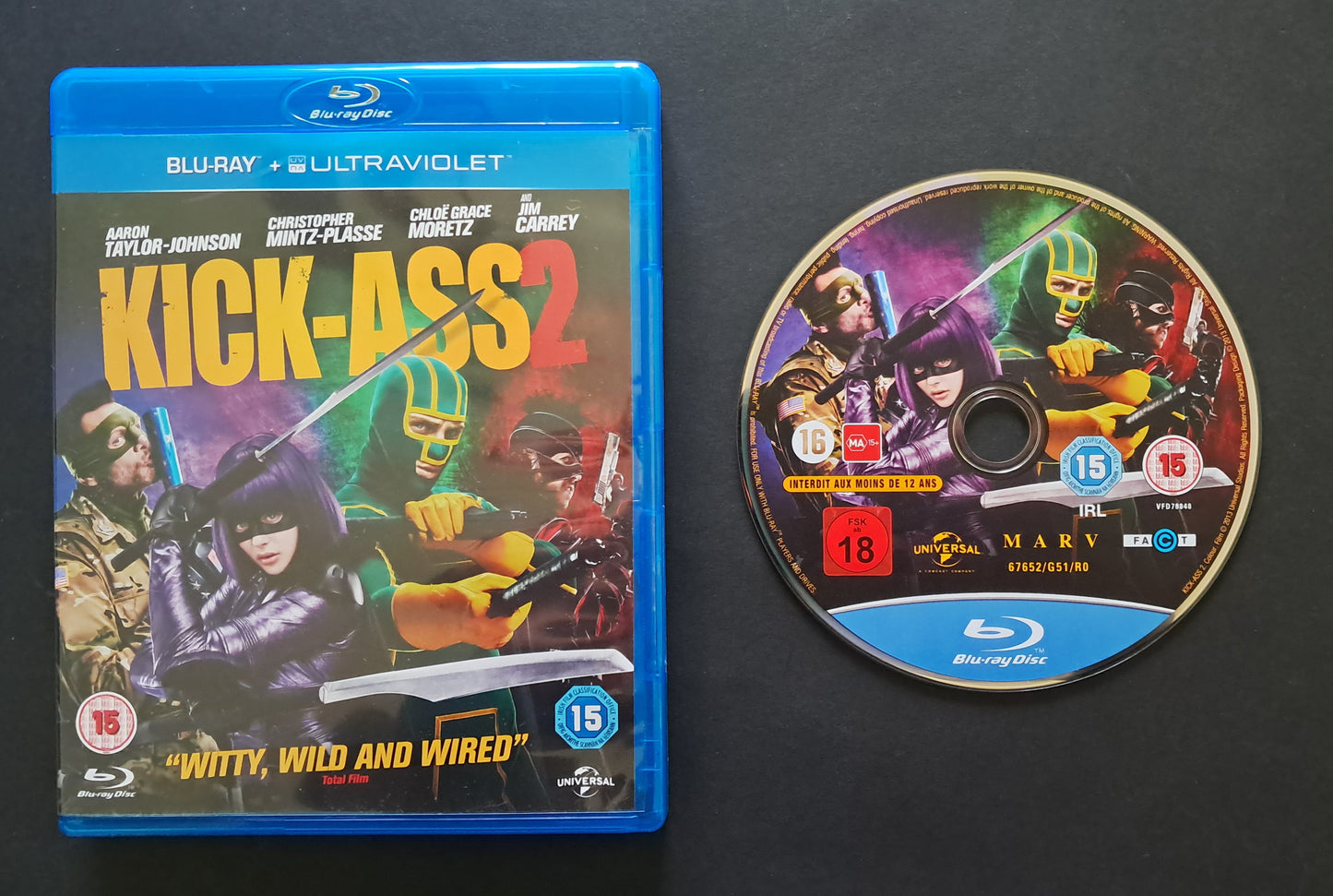 Kick Ass 2 Blu Ray (Jeff Wadlow, 2013)