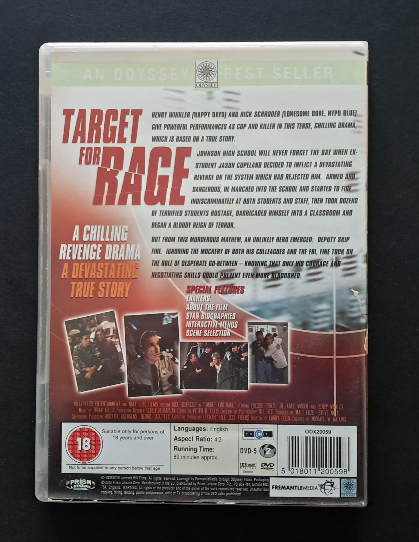 Target for Rage aka Detention: The Siege at Johnson High DVD (Michael Watkins, 1997)