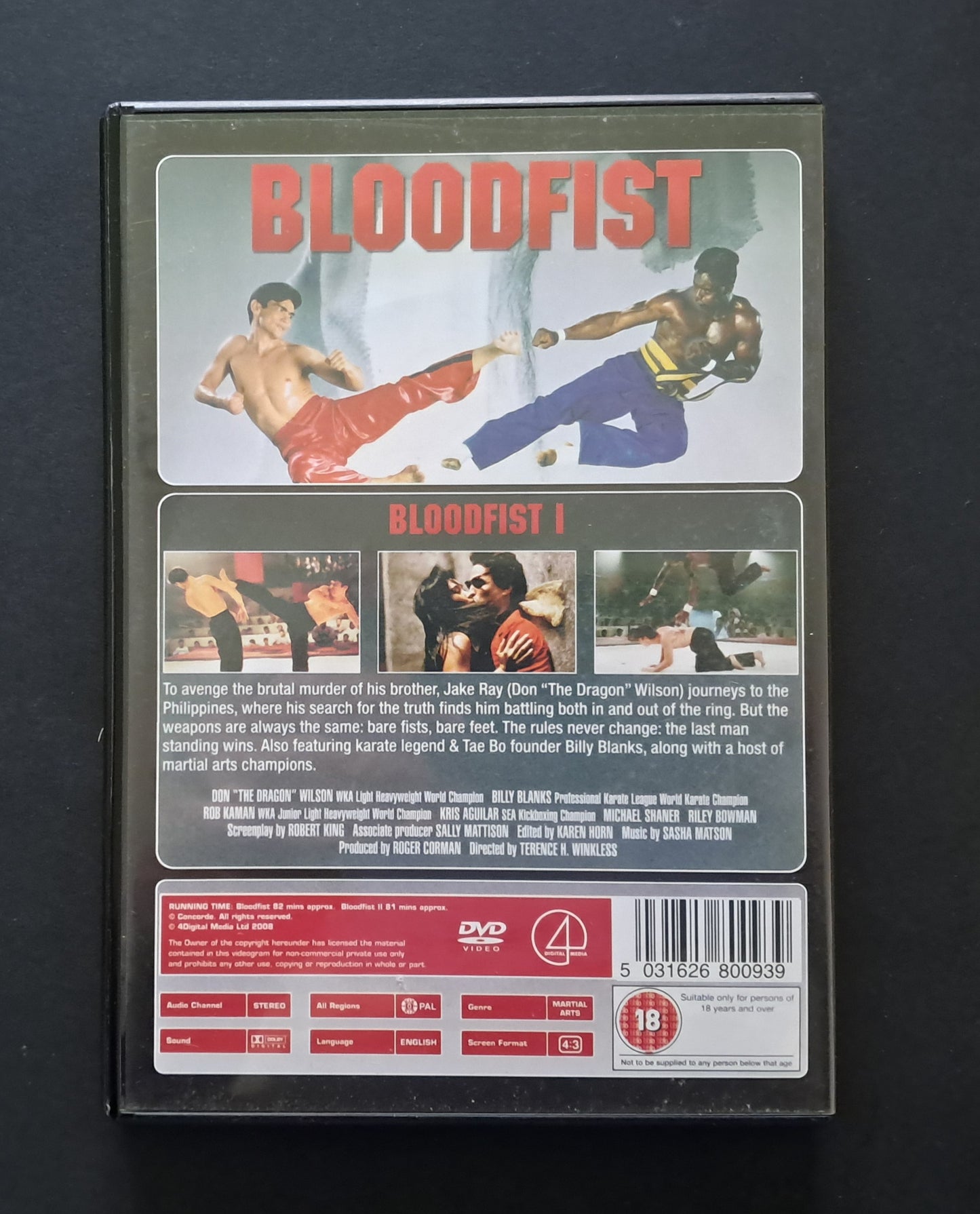 Bloodfist 1 DVD ( Terence H. Winkless, 1989)
