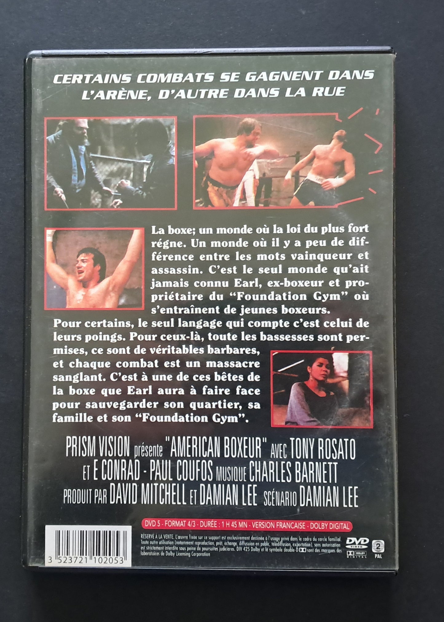 American Boxer - The Confrontation DVD (Tony Rosato, 1987)