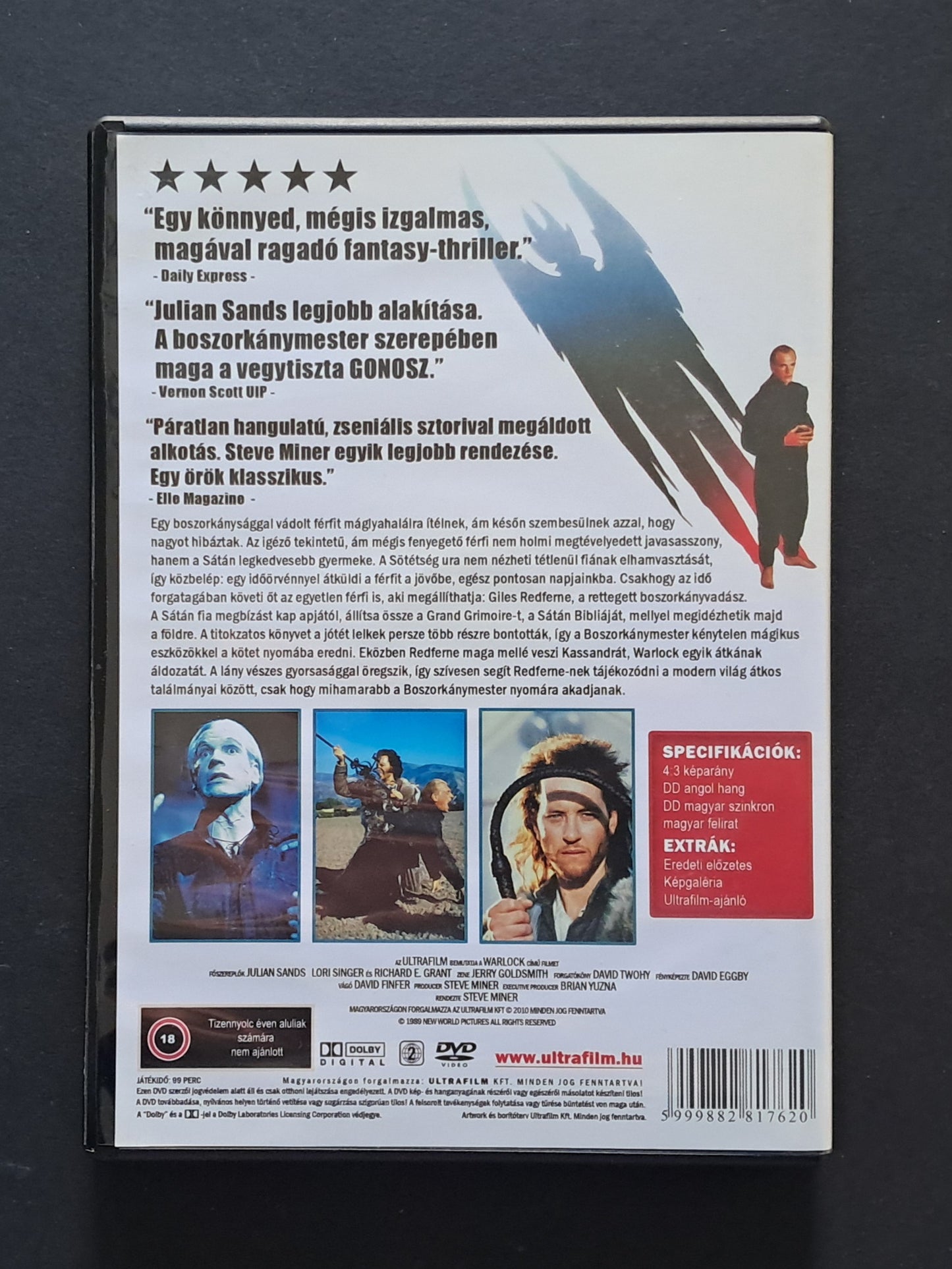 Warlock DVD (Steve Miner, 1979)