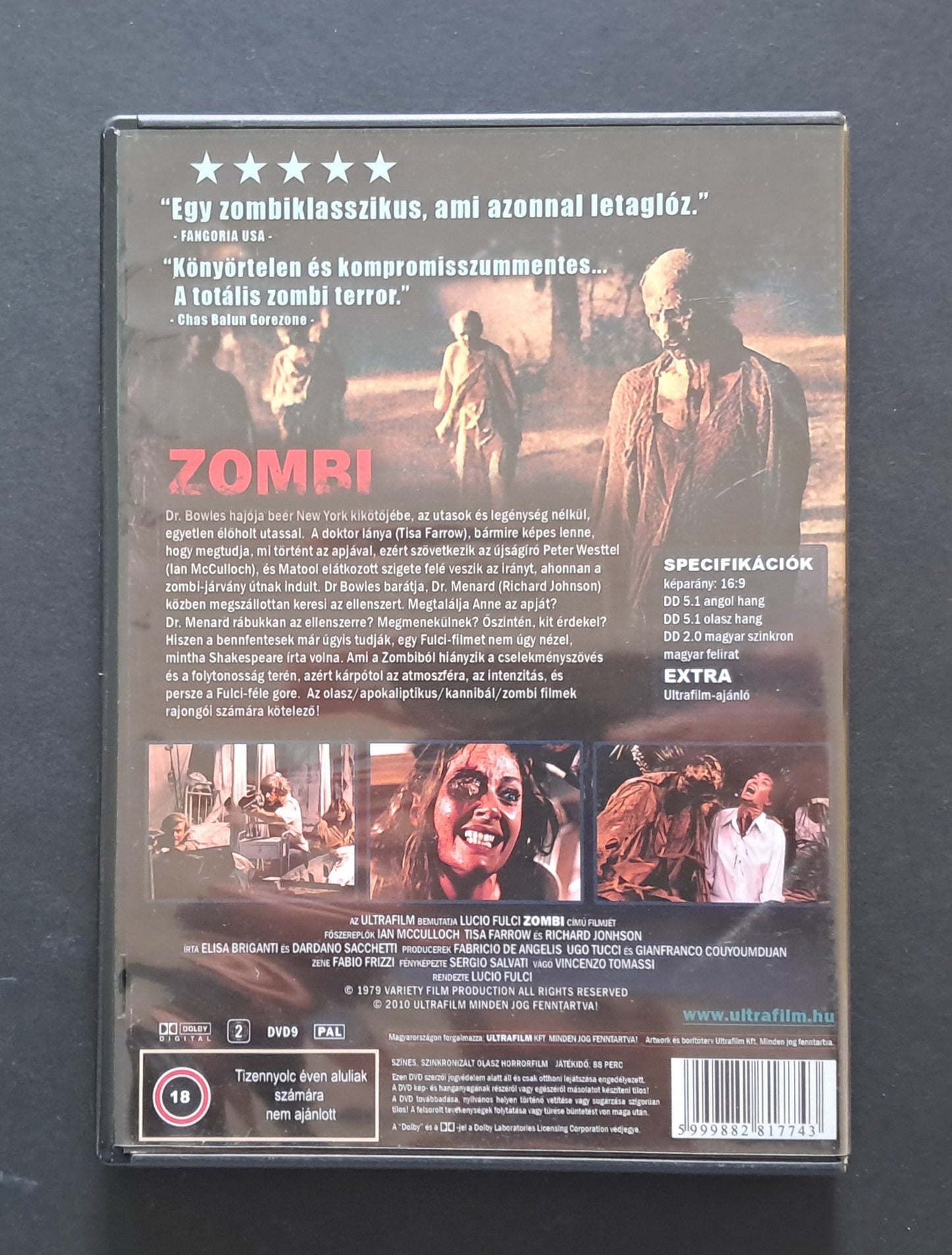 Zombi 2 DVD (Lucio Fulci, 1979)