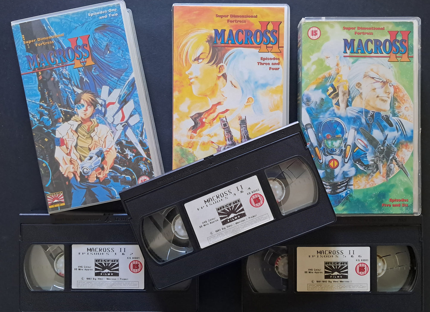 Macross II: Lovers Again VHS Mini Series Complete (Takeshi Aoki & Ken'ichi Yatagai, 1992)