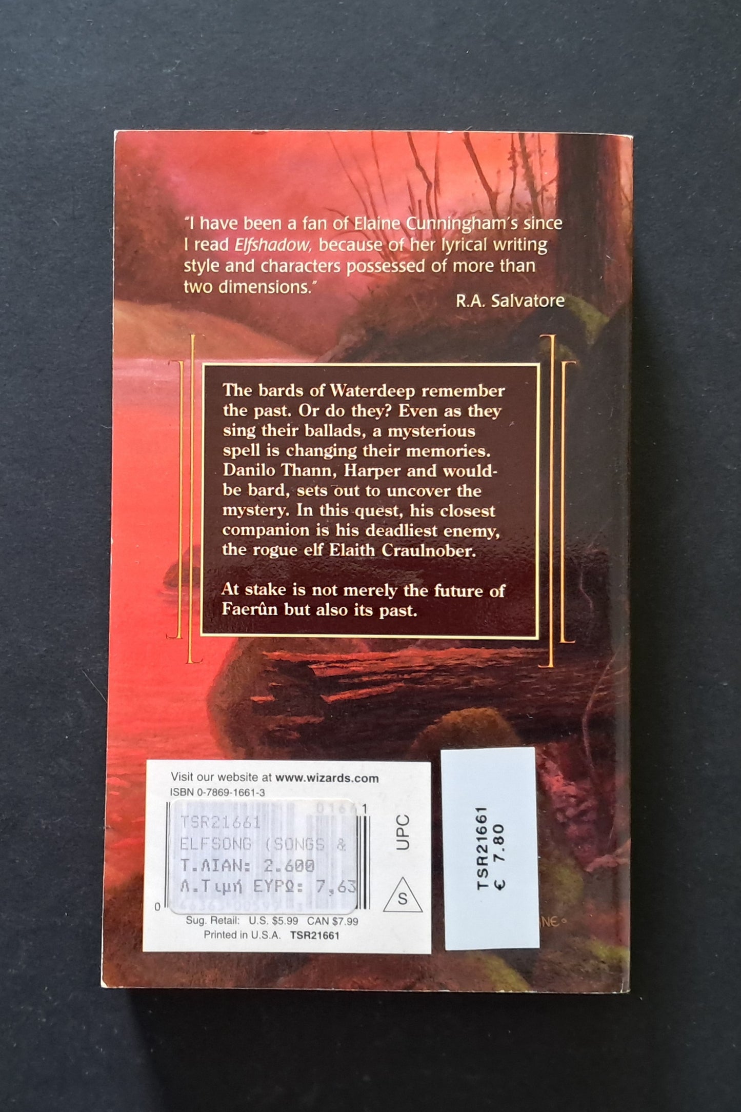 Elfsong Songs & Swords Book 2 (Elaine Cunninghum, Forgotten Realms)