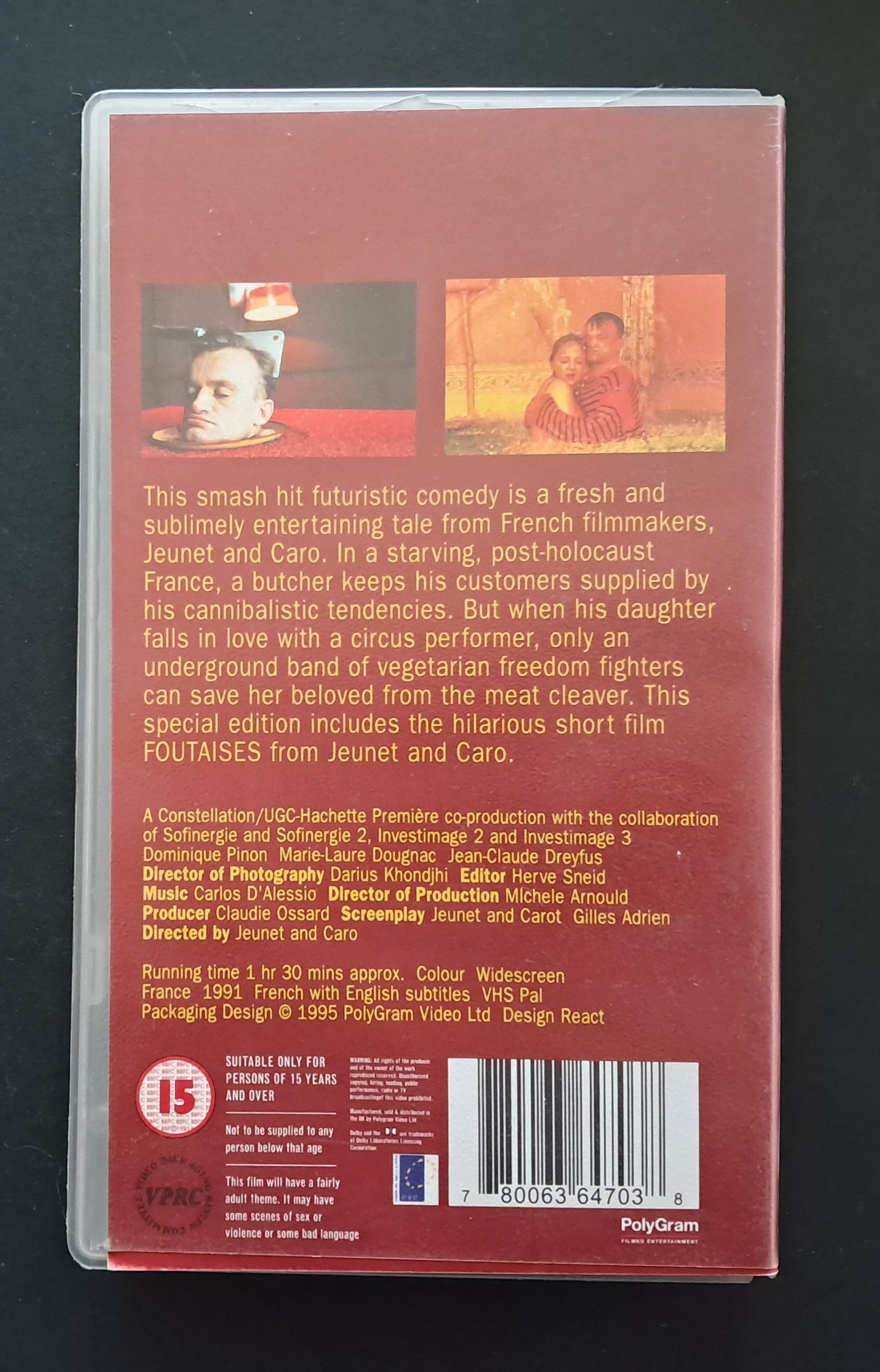 Delicatessen VHS (Marc CaroJean-Pierre Jeunet, 1991)
