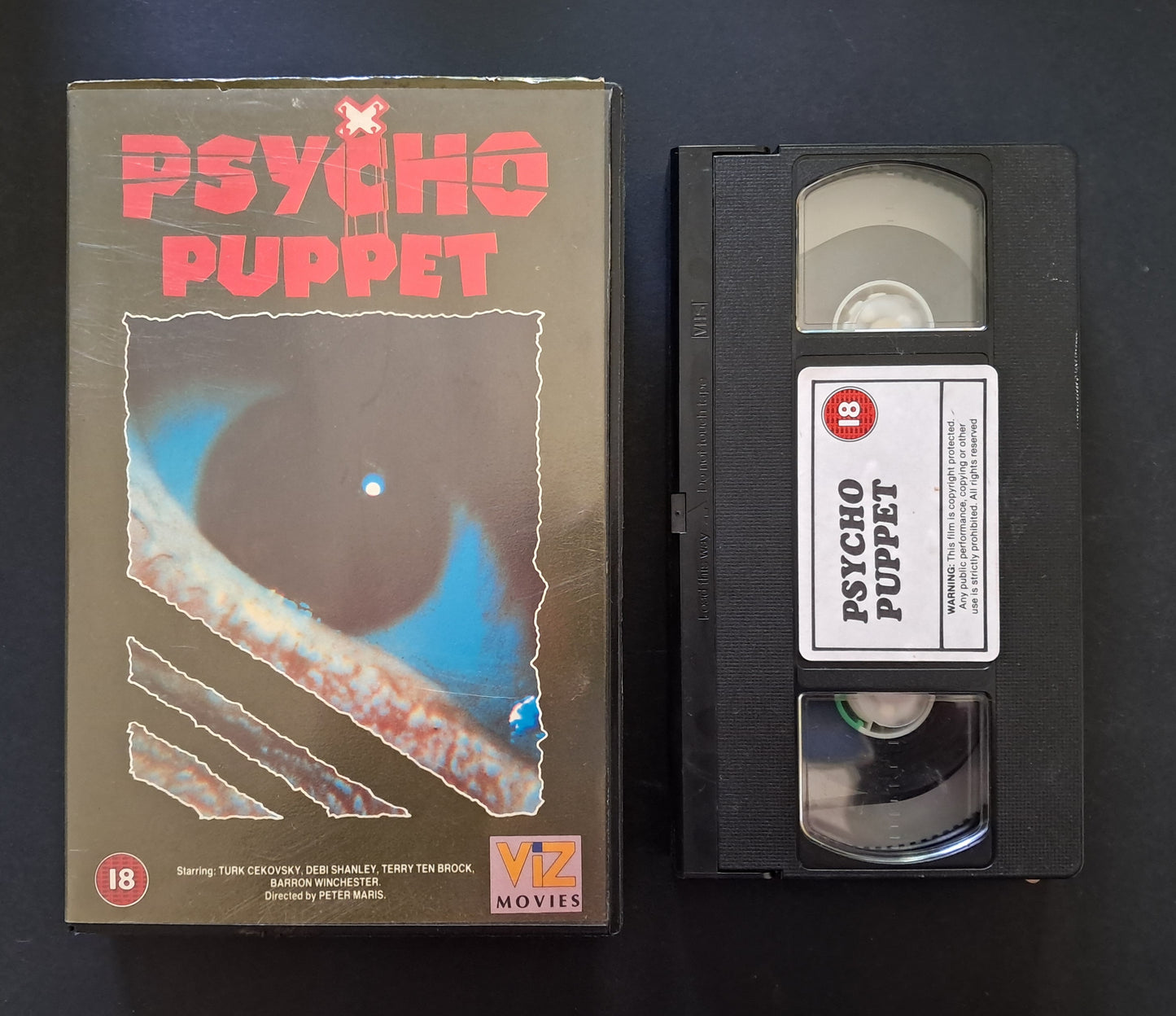 Psycho Puppet aka Delirium VHS (Peter Maris, 1979)