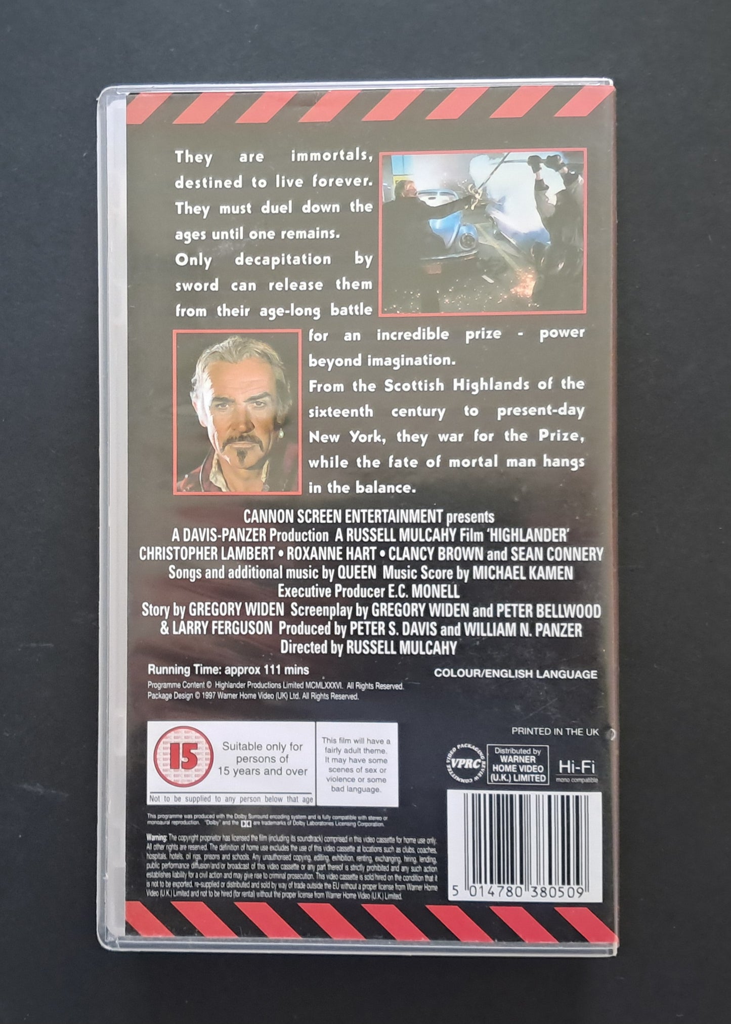 Highlander 1,2 & 3 VHS
