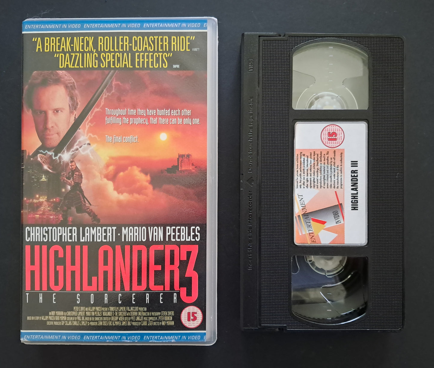 Highlander 1,2 & 3 VHS