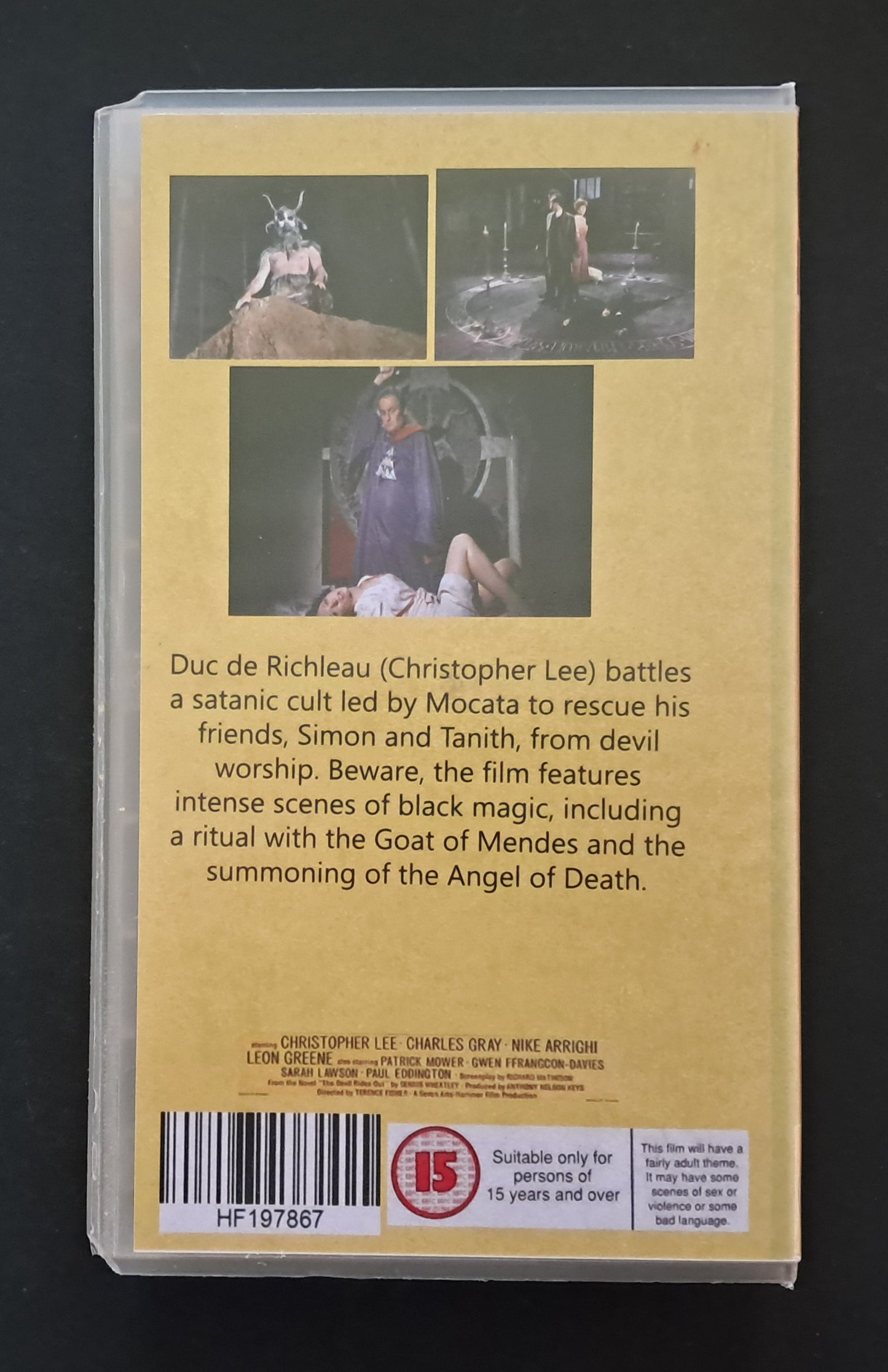 The Devil Rides Out VHS (Terence Fischer, 1968)