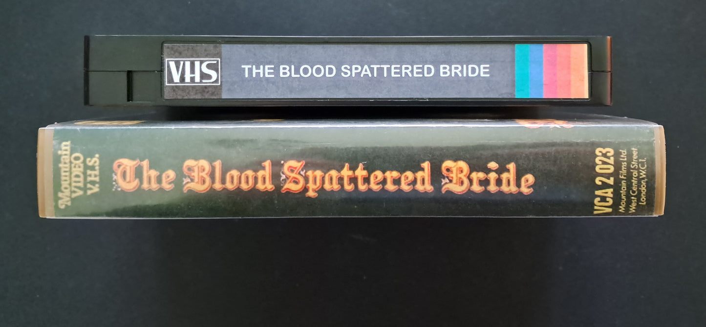 The Blood Spattered Bride aka La novia ensangrentada VHS ( Vicente Aranda, 1972)