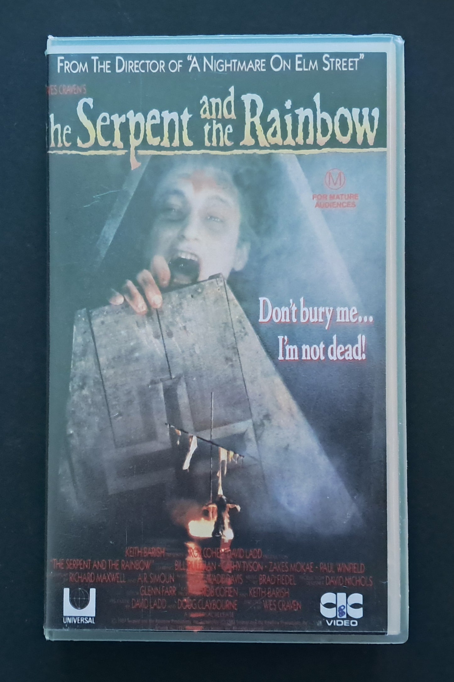 The Serpent and the Rainbow VHS (Wes Craven, 1988)