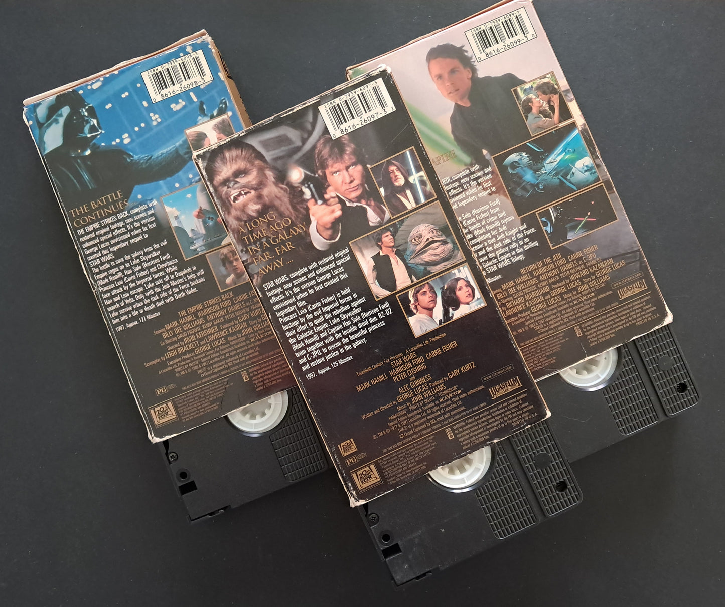 Star Wars Trilogy VHS (Episodes IV, V, VI, George Lucas)