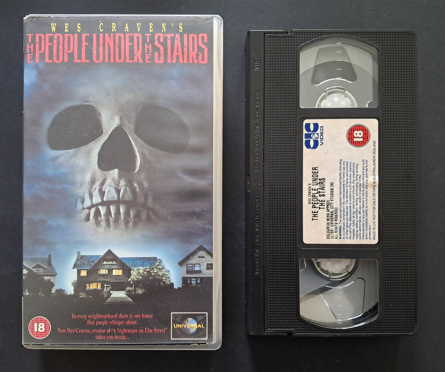 The People Under the Stairs VHS (Wes Craven, 1991)