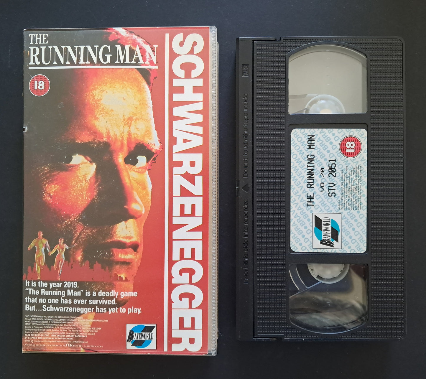The Running Man VHS (Paul Michael Glaser, 1987)