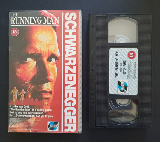 The Running Man VHS (Paul Michael Glaser, 1987)