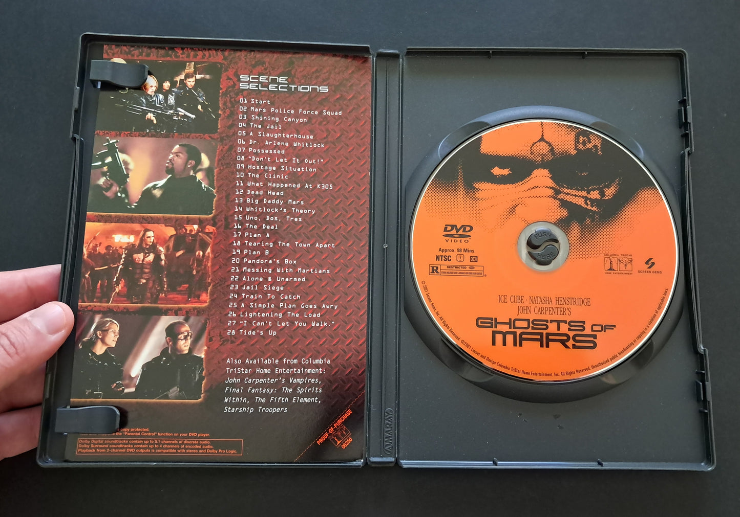Ghosts of Mars DVD (John Carpenter, 2001)