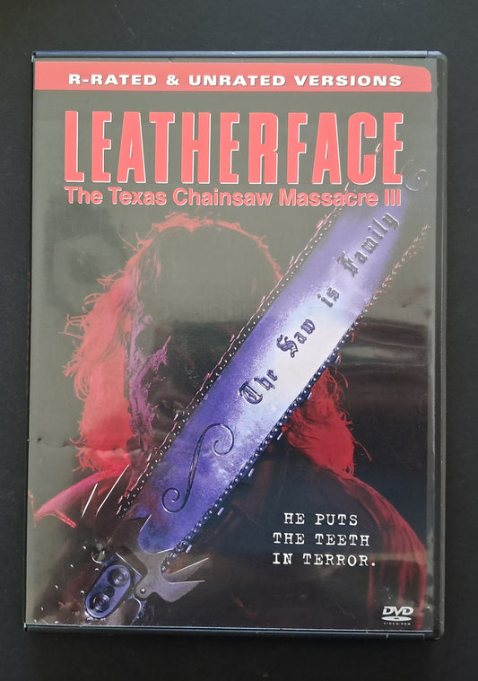 Leatherface: The Texas Chainsaw Massacre 3 DVD (Jeff Burr, 1990)