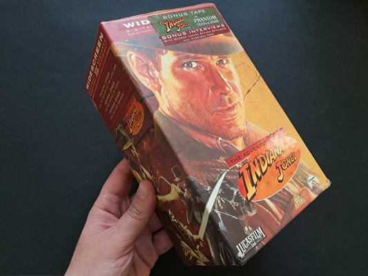 Indiana Jones VHS Trilogy Hard Case