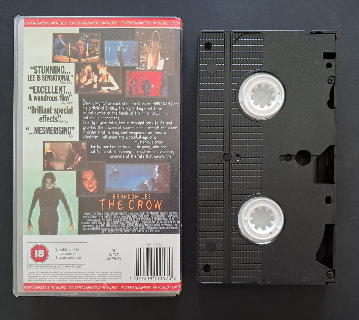 The Crow VHS (Alex Proyas, 1994)