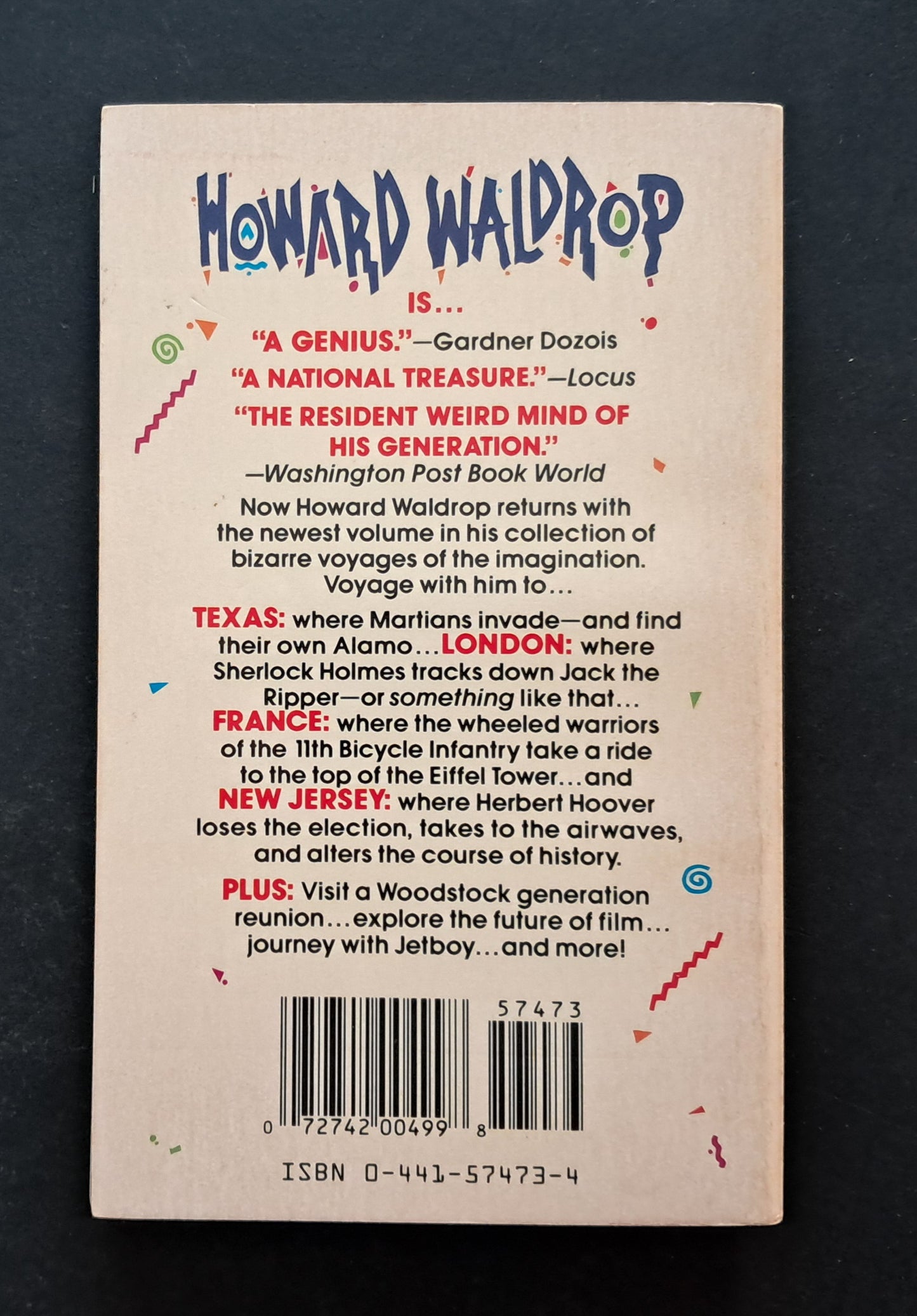 Night of the Cooters paperback (Howard Waldrop, ACE Publications, 1993)