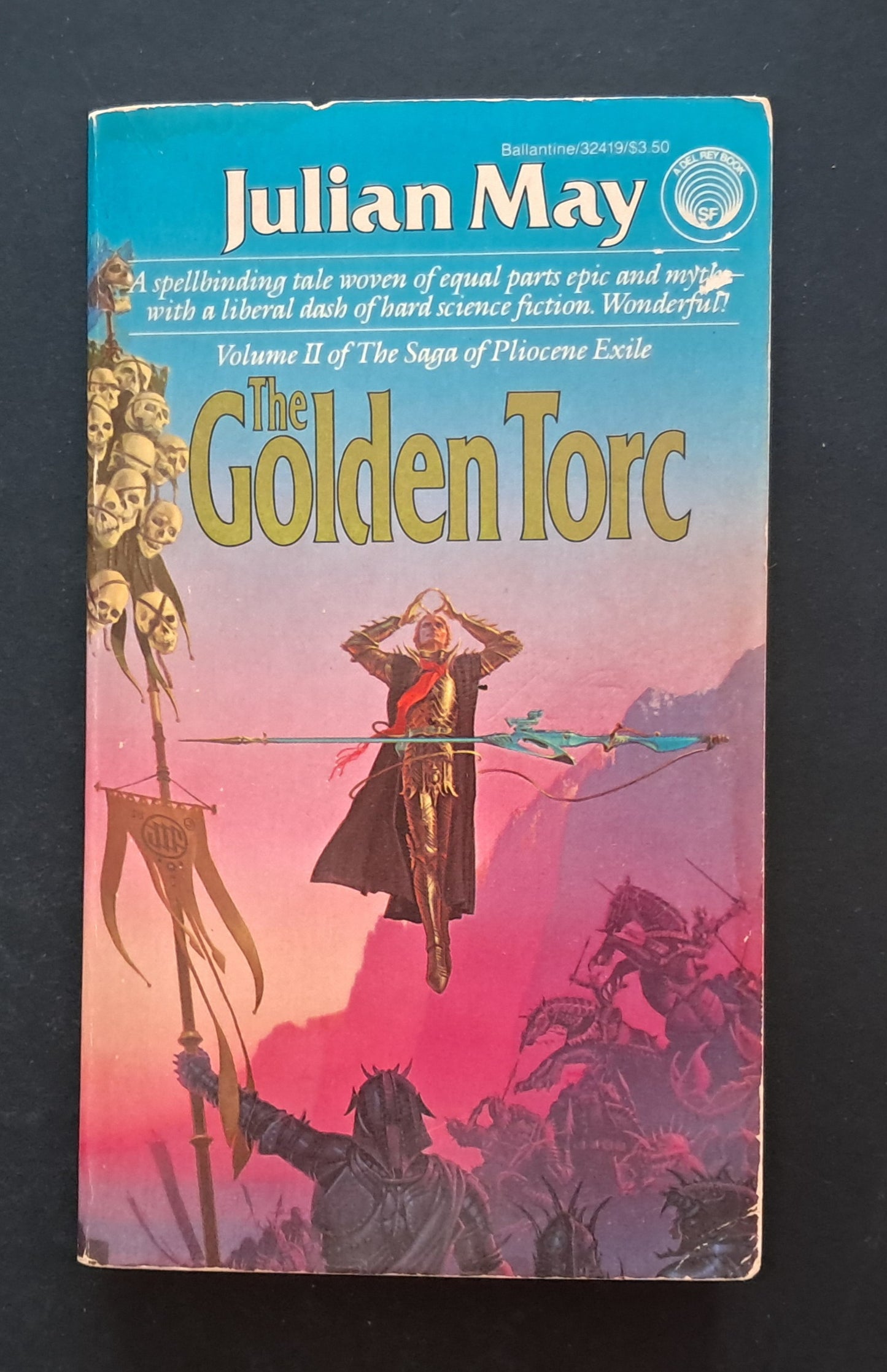 The Golden Torc paperback (Julian May, DEL REY Publications, 1985)