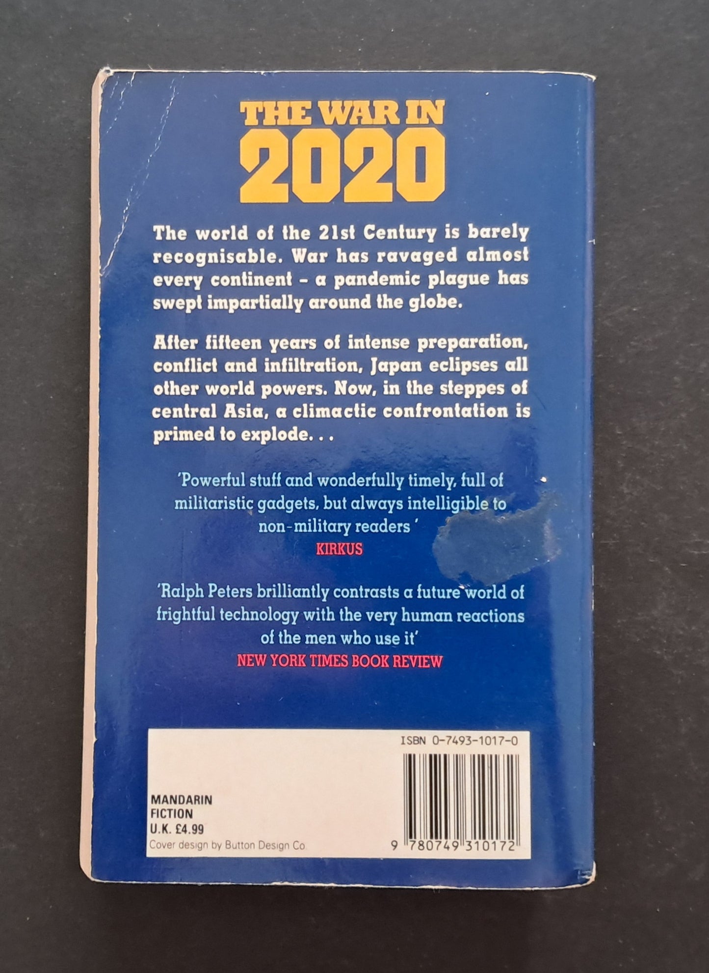 The War in 2020 Paperback ((Ralph Peters, Mandarin Publications, 1992)