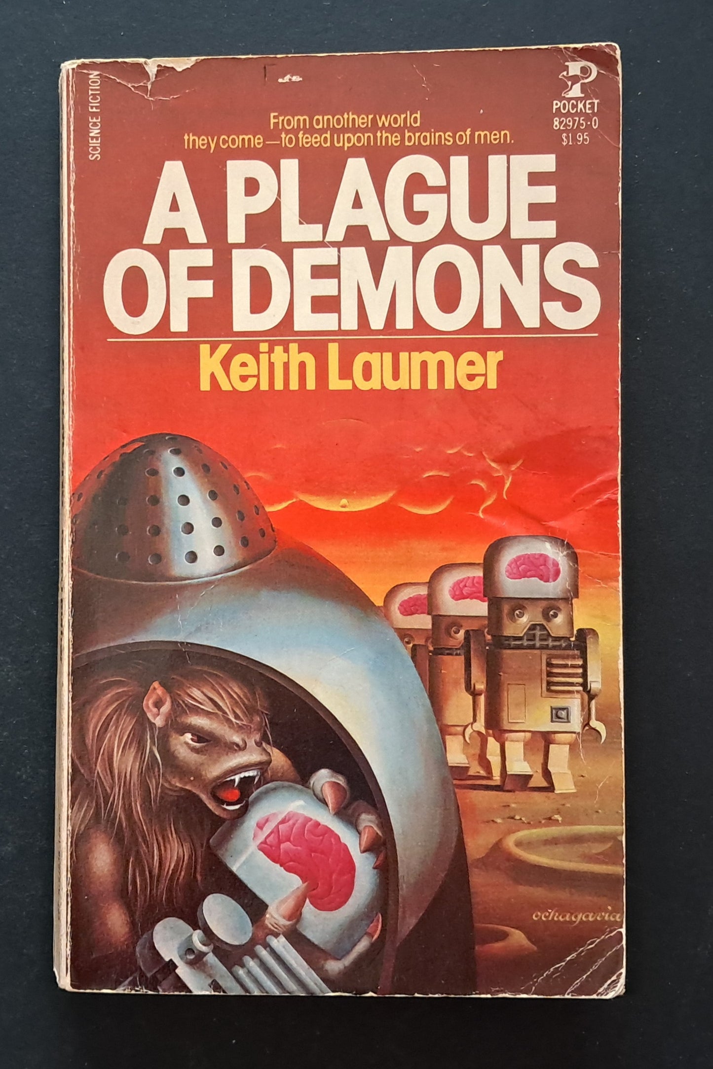 A Plague of Demons paperback (Keith Laumer, Pocket Science Fiction, 1979)