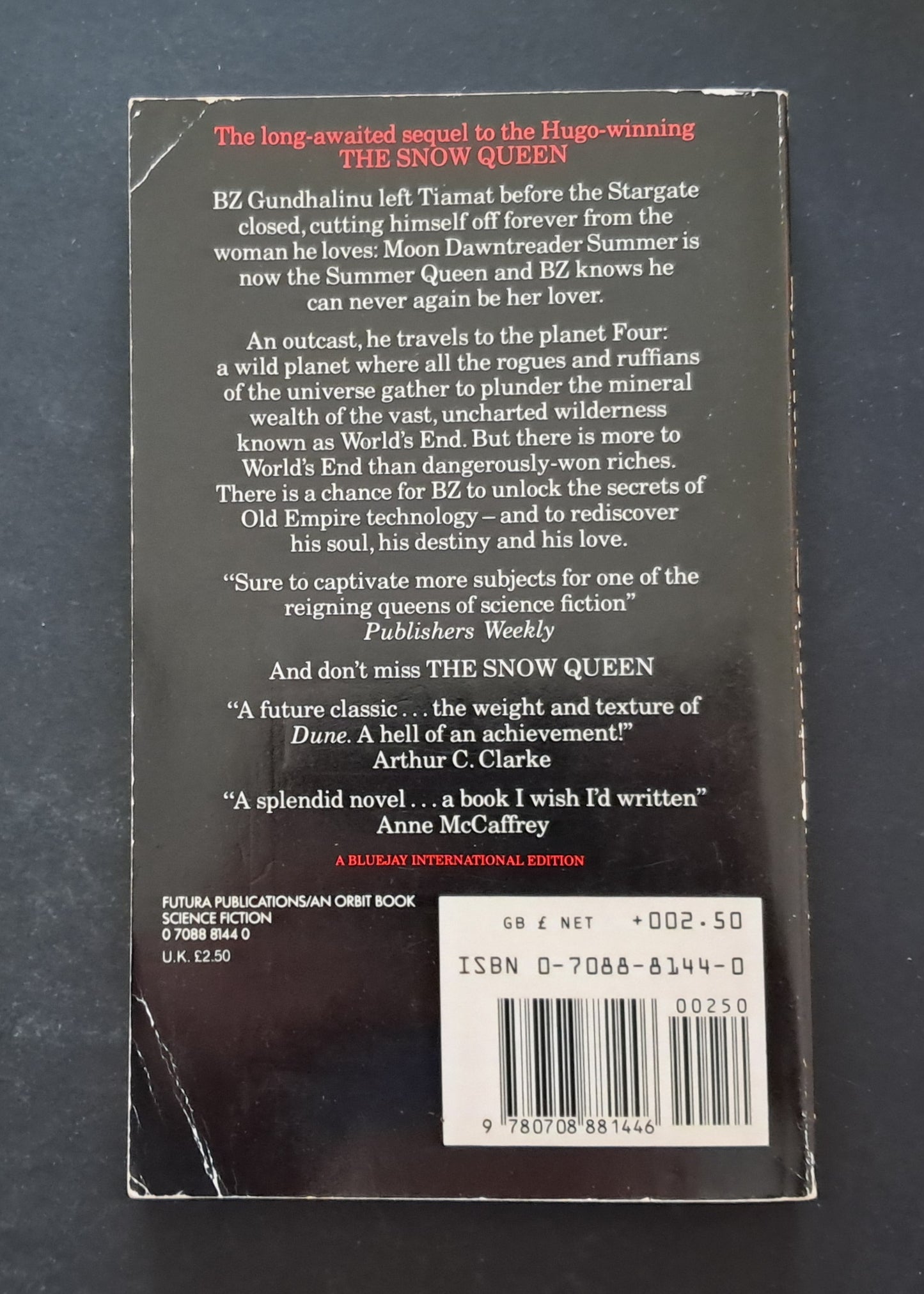 World's End του Joan D. Vinge (Joan D. Vinge, ORBIT Publications, 1985)