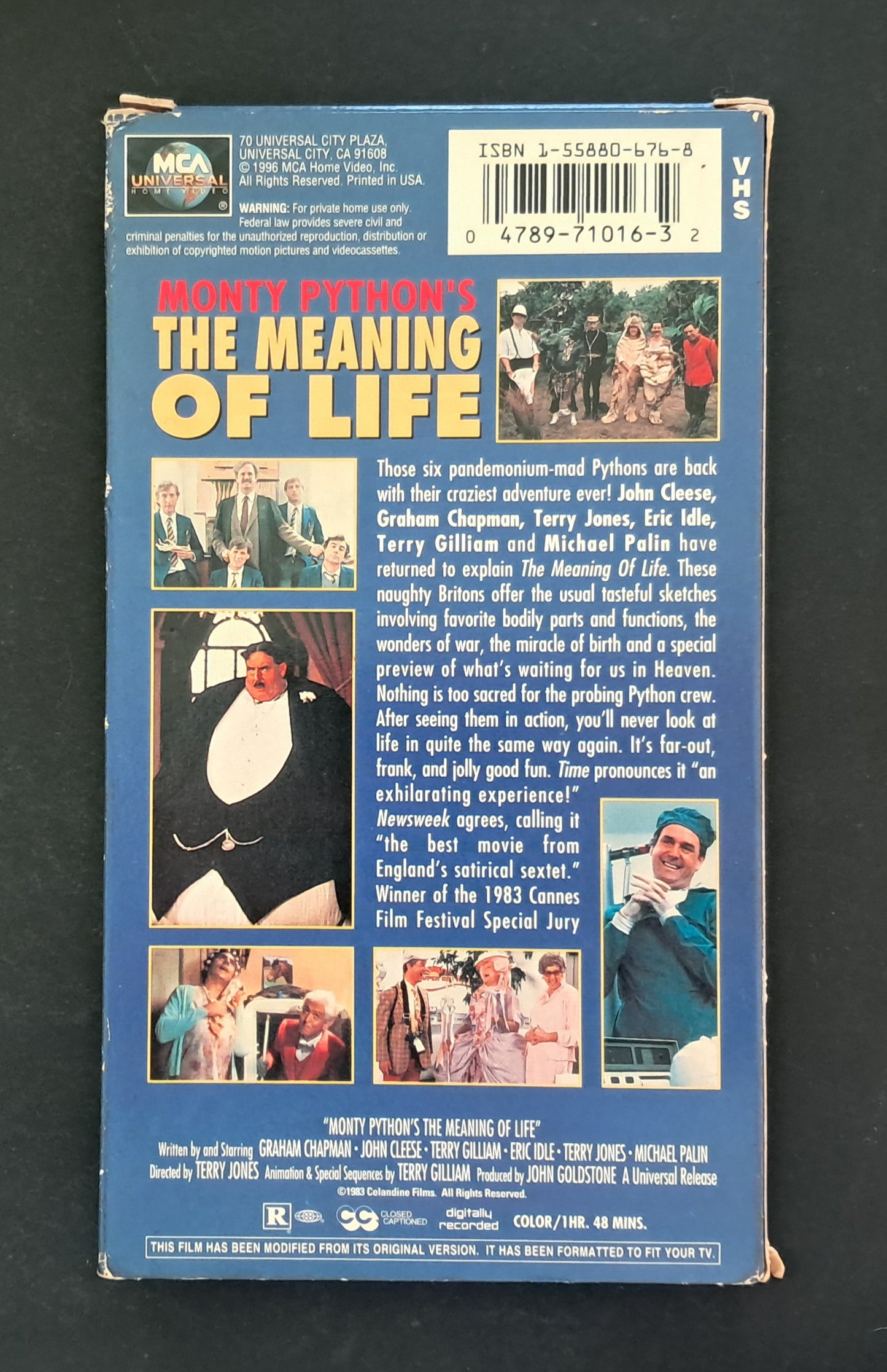 The Meaning of Life VHS (Terry Jones, 1983)
