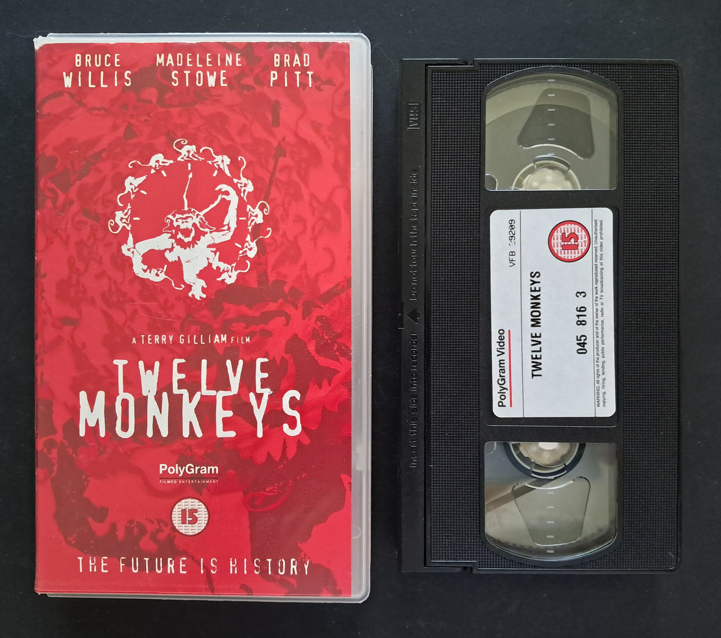 12 Monkeys VHS (Terry Giliam, 1995)
