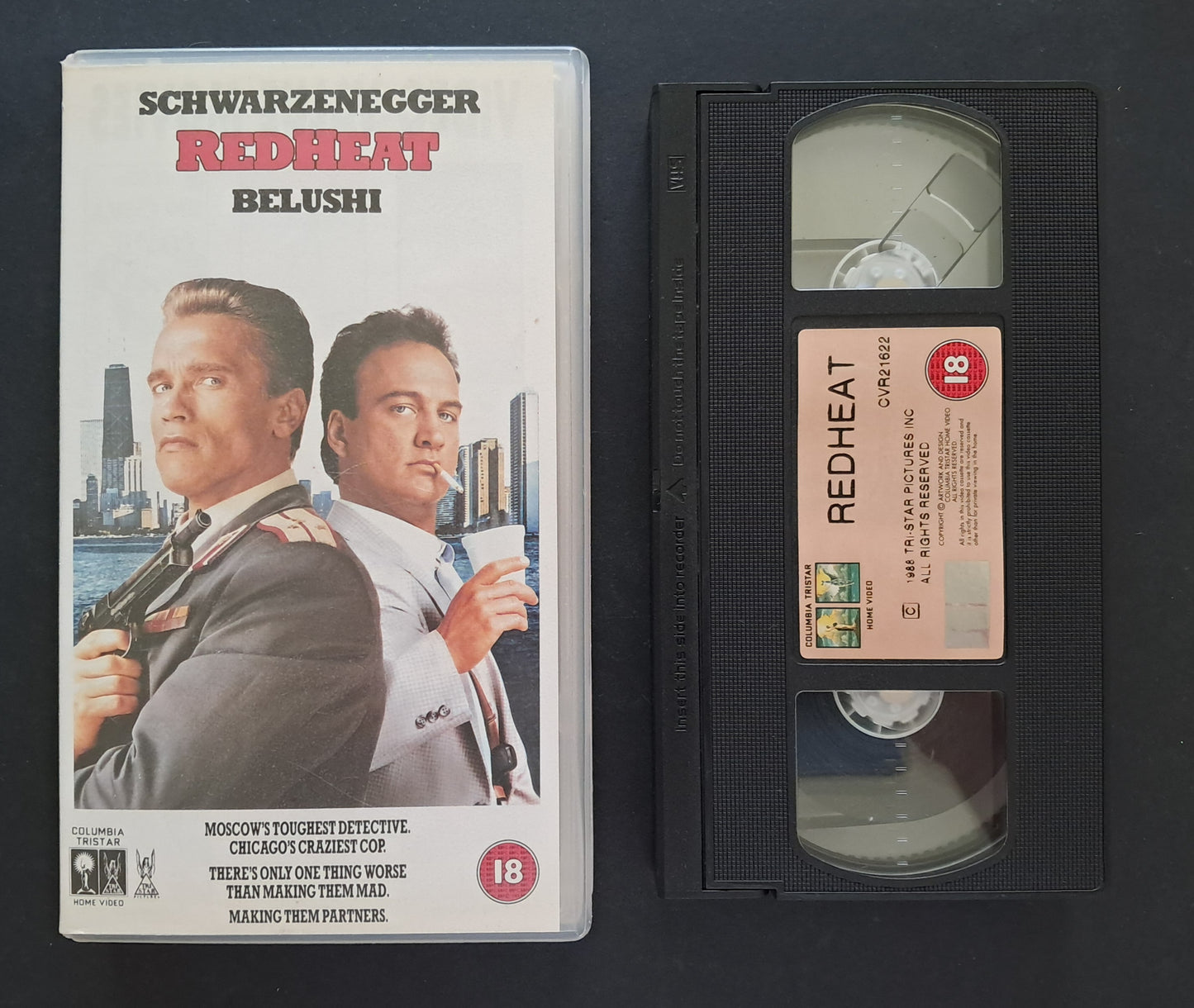 Red Heat VHS (Walter Heat, 1988)