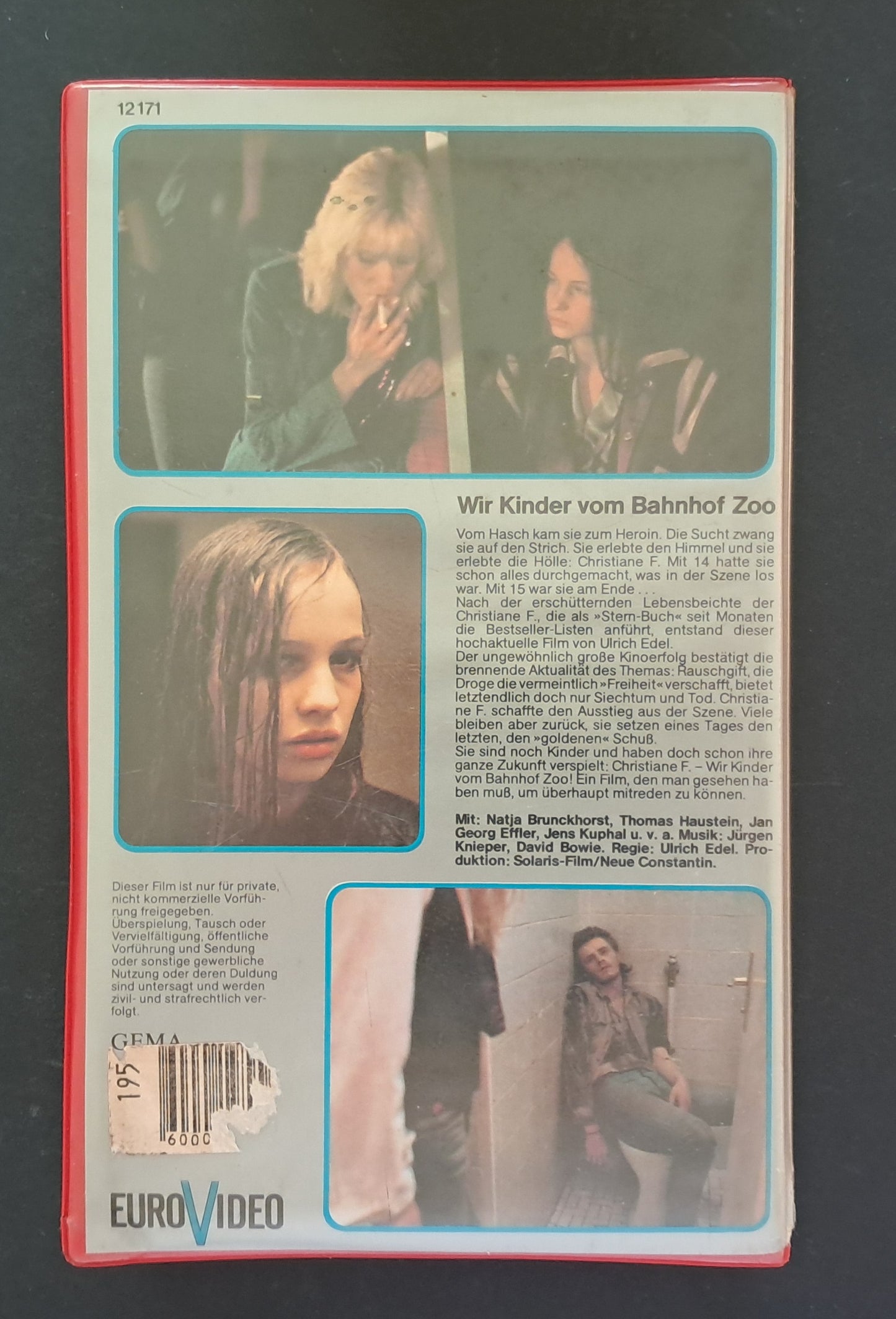 Christiane F.: Wir Kinder vom Bahnhof Zoo VHS (Uli Edel, 1981)